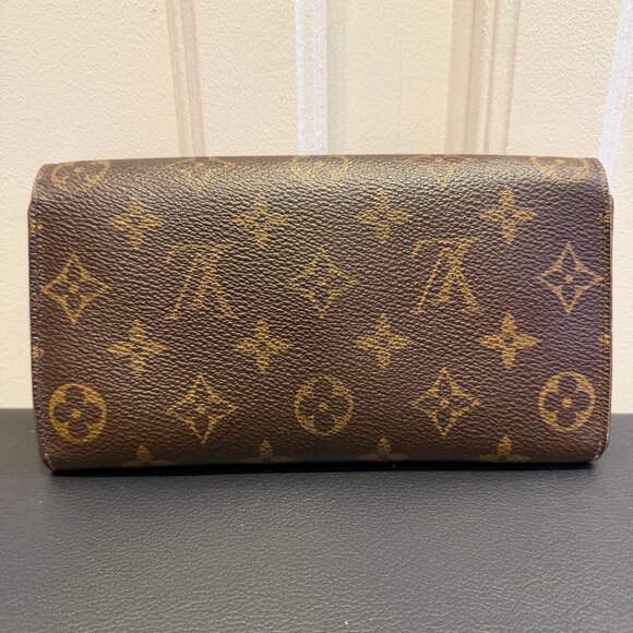 Louis Vuitton Monogram Portefeuille Sara Long Wallet Bifold COA Incl. - Picture 12 of 13